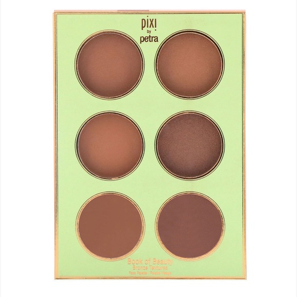 NIB Pixi Book of Beauty Face Palette in Bronze Textures Natural Warmth Bronzers - Picture 2 of 3